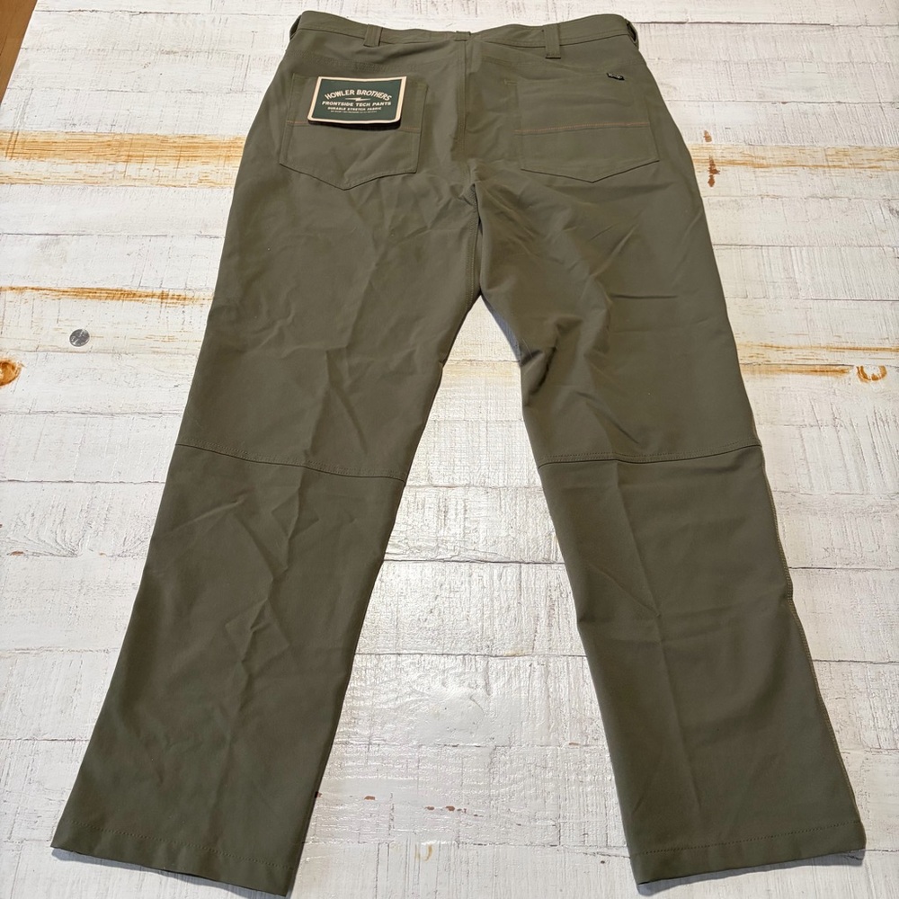 Howler Brothers Olive Green Men's Pants - Picture 13 of 14